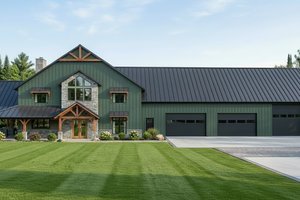 House Design - Exterior - Front Elevation for Country House Plan #1064-295 - 5 bed, 3.5 bath
