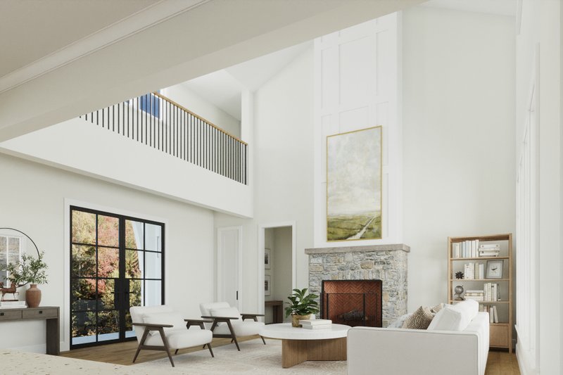 Dream House Plan - Interior - Family Room 1 for Traditional House Plan #461-109 - 4 bed, 4.5 bath