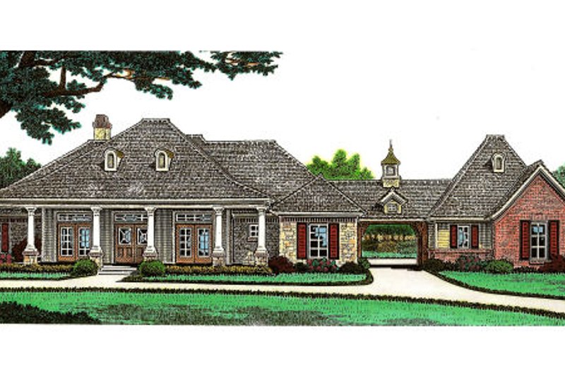 Home Plan - Traditional Exterior - Front Elevation Plan #310-647