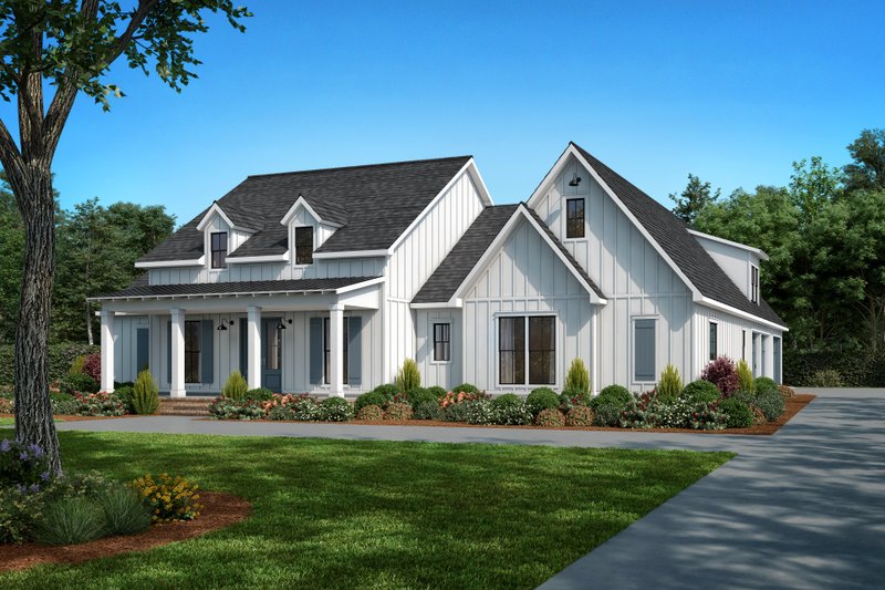 Architectural House Design - Exterior - Other Elevation for Farmhouse House Plan #1074-97 - 4 bed, 2.5 bath