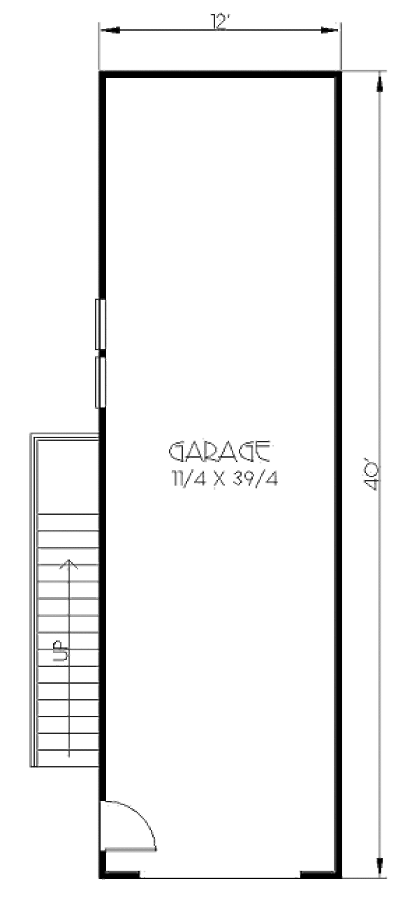 Bungalow Floor Plan - Main Floor Plan #423-30