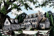Colonial Style House Plan - 4 Beds 3.5 Baths 2865 Sq/Ft Plan #429-13 