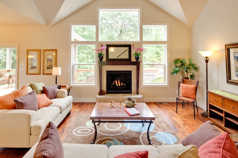 Dream House Plan - Interior - Family Room for Traditional House Plan #124-921 - 3 bed, 2.5 bath
