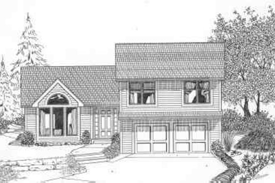 Exterior - Front Elevation for Traditional House Plan #6-174 - 3 bed, 2.5 bath