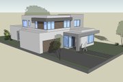 Modern Style House Plan - 4 Beds 2.5 Baths 2885 Sq/Ft Plan #496-25 