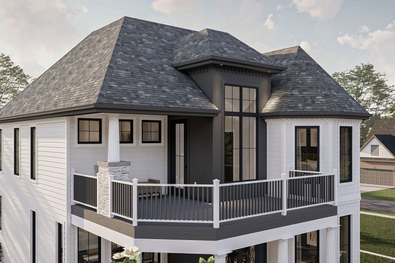 Home Plan - Exterior - Outdoor Living for Modern House Plan #455-638 - 3 bed, 2.5 bath
