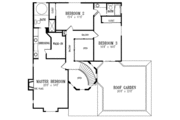 European Style House Plan - 3 Beds 2.5 Baths 2546 Sq/Ft Plan #1-579 