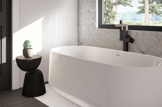 Interior - Master Bathroom for Contemporary House Plan #455-255 - 4 bed, 2.5 bath