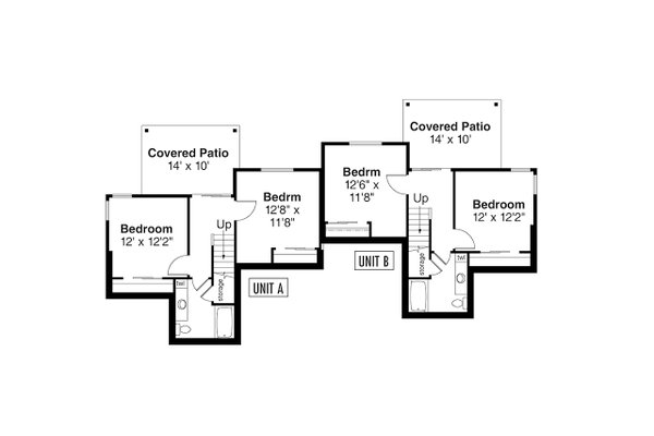 Dream House Plan - Contemporary Floor Plan - Lower Floor Plan #124-1360