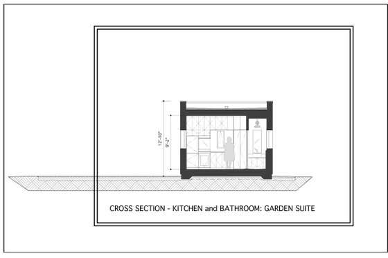 Interior - Other 1 for Modern House Plan #905-9 - 1 bed, 1 bath