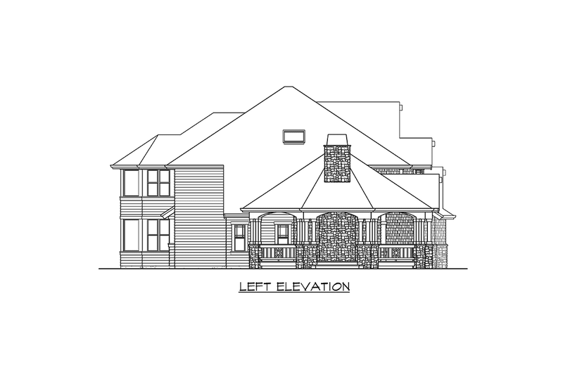 Home Plan - Exterior - Other Elevation 1 for Craftsman House Plan #132-165 - 4 bed, 3.5 bath