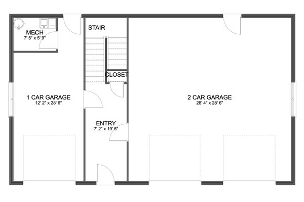 Architectural House Design - Farmhouse Floor Plan - Main Floor Plan #1060-307