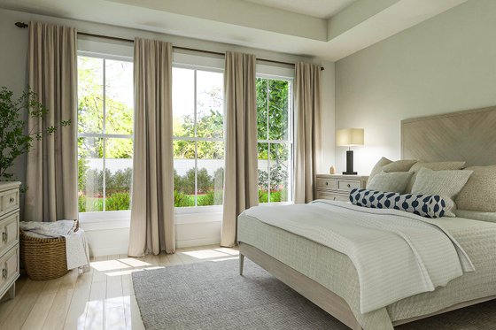 Interior - Master Bedroom for Modern House Plan #406-9672 - 3 bed, 2.5 bath