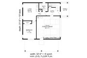Contemporary Style House Plan - 2 Beds 2 Baths 1932 Sq/Ft Plan #932-807 