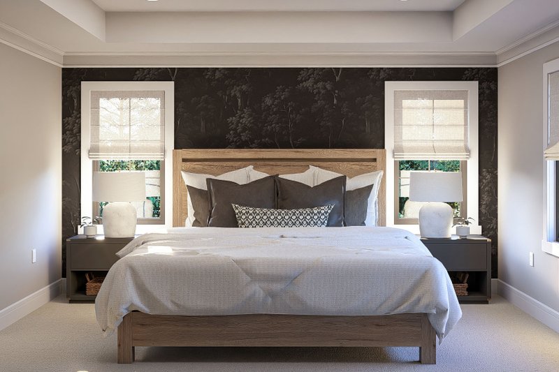 House Plan Design - Interior - Master Bedroom for Farmhouse House Plan #455-561 - 4 bed, 2.5 bath