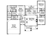 Traditional Style House Plan - 3 Beds 2 Baths 1853 Sq/Ft Plan #21-334 