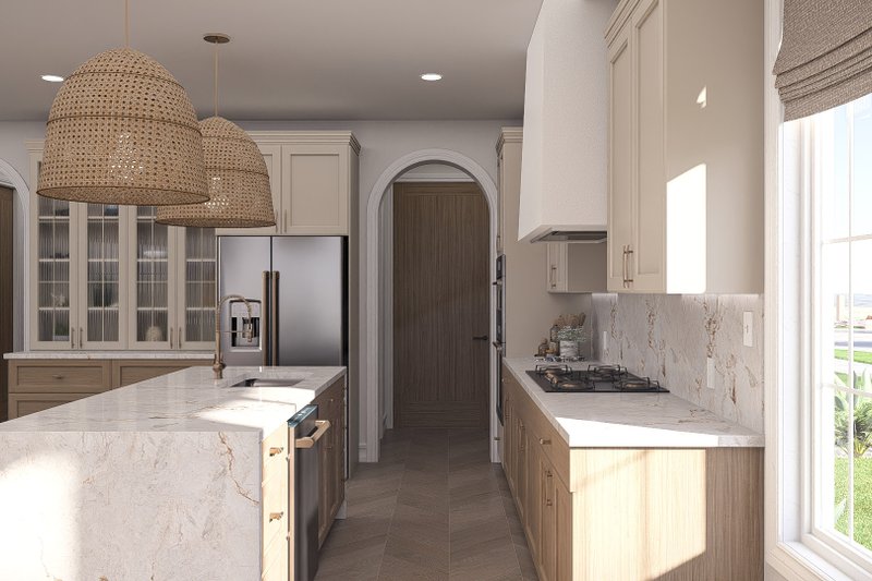 House Blueprint - Interior - Kitchen 2 for Beach House Plan #455-755 - 3 bed, 2.5 bath