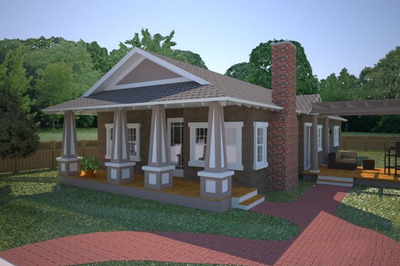 Photo 9 for Craftsman House Plan #550-1 - 3 bed, 2 bath