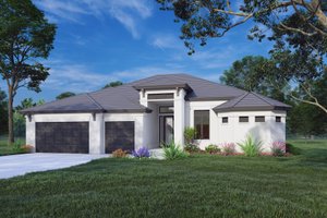 Contemporary Exterior - Front Elevation Plan #930-550