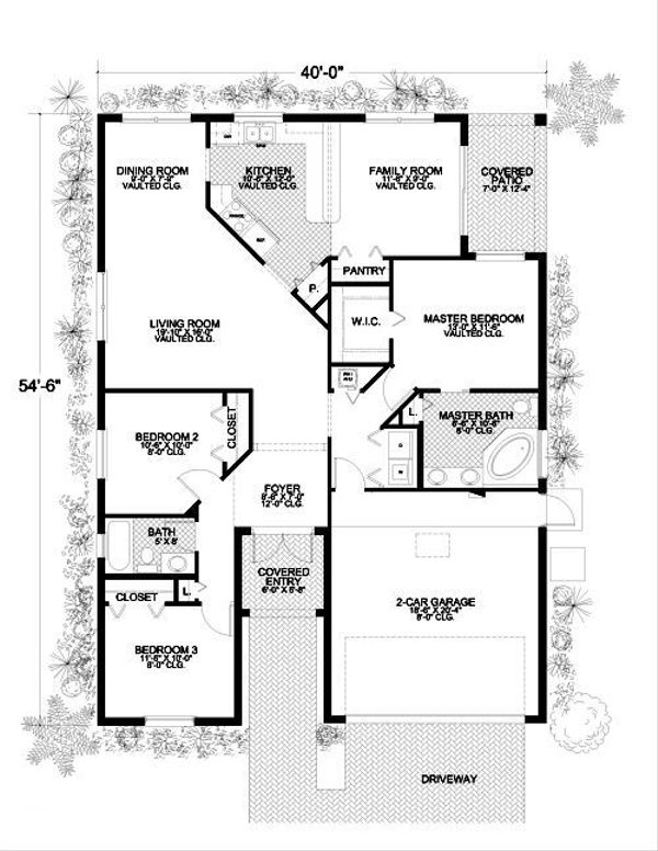 Floor Plan - Main Floor Plan #420-204
