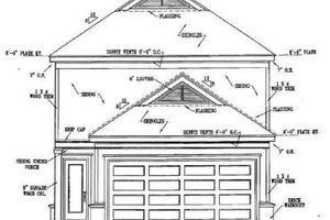 Exterior - Rear Elevation for Southern House Plan #81-115 - 4 bed, 2.5 bath