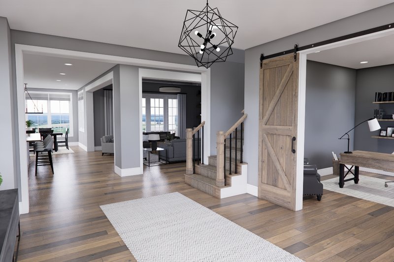 Architectural House Design - Interior - Entry 1 for Farmhouse House Plan #51-1560 - 6 bed, 4.5 bath