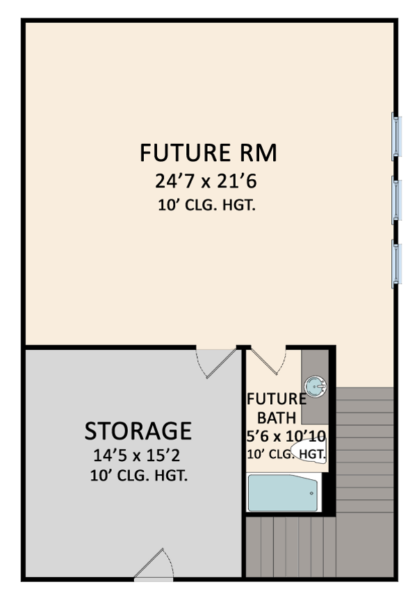 Dream House Plan - Modern Floor Plan - Upper Floor Plan #1081-11