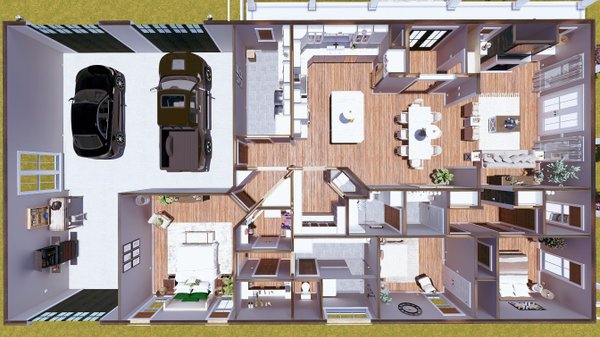 Dream House Plan - Barndominium Floor Plan - Other Floor Plan #44-291