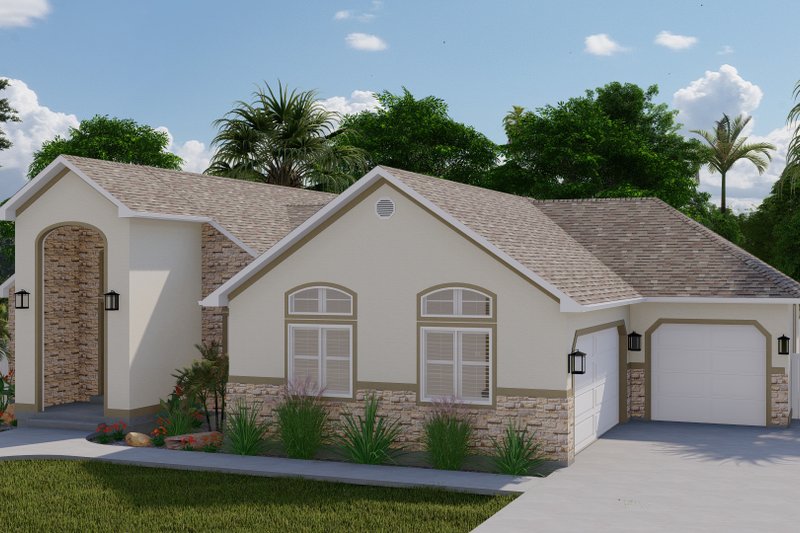 House Design - Exterior - Front Elevation 5 for Craftsman House Plan #1060-261 - 2 bed, 2 bath