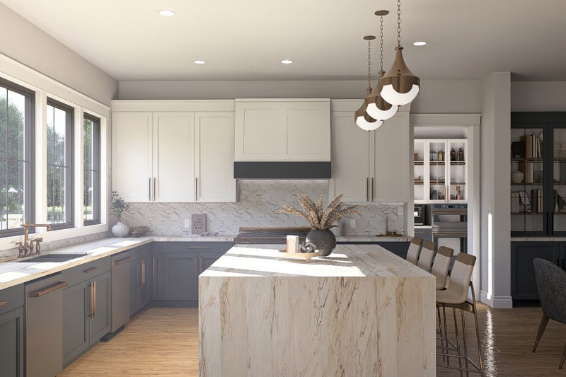 House Design - Interior - Kitchen 1 for Colonial House Plan #455-347 - 4 bed, 3.5 bath