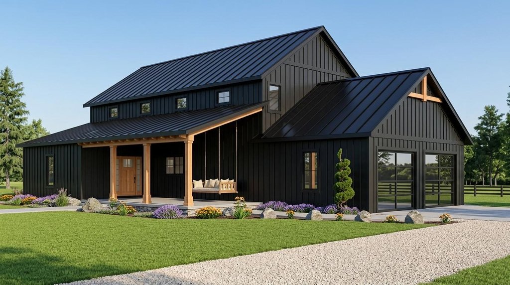 Exterior - Front Elevation 2 for Country House Plan #1064-285 - 3 bed, 2.5 bath