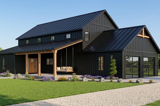 Two-Story Barndominium Plan