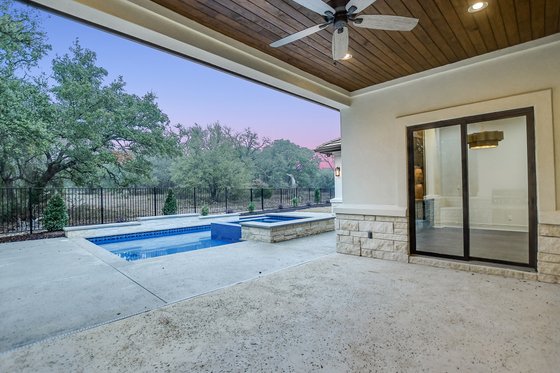 Exterior - Rear Elevation 1 for Farmhouse House Plan #430-266 - 3 bed, 3.5 bath