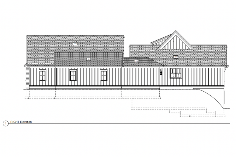Architectural House Design - Exterior - Other Elevation 1 for Farmhouse House Plan #928-357 - 4 bed, 3 bath