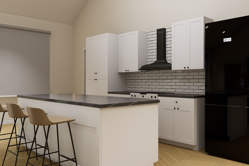 Architectural House Design - Interior - Kitchen for Farmhouse House Plan #1112-17 - 3 bed, 2.5 bath