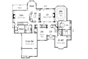 European Style House Plan - 5 Beds 4.5 Baths 4681 Sq/Ft Plan #329-322 