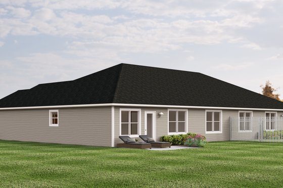 Exterior - Other Elevation 2 for Craftsman House Plan #1064-326 - 2 bed, 2 bath