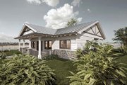 Cottage Style House Plan - 2 Beds 1.5 Baths 1545 Sq/Ft Plan #1101-44 Exterior 