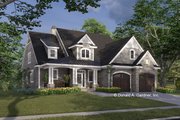 Country Style House Plan - 4 Beds 3.5 Baths 2607 Sq/Ft Plan #929-1075 