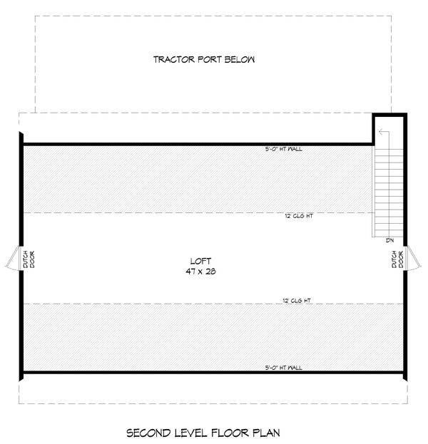 Country Floor Plan - Upper Floor Plan #932-379