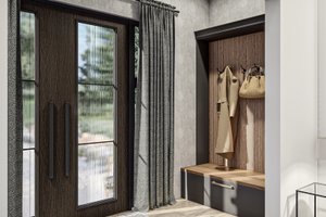 Interior - Entry for Modern House Plan #455-540 - 1 bed, 1 bath