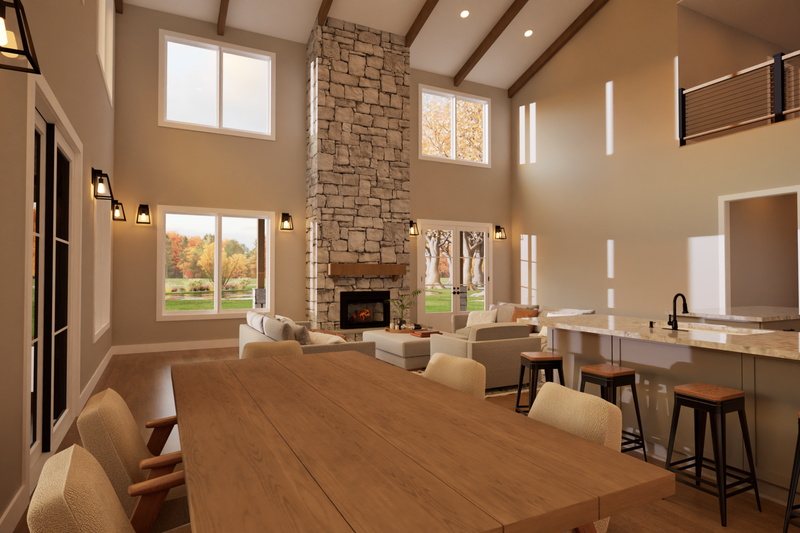 Architectural House Design - Interior - Other 5 for Barndominium House Plan #1116-16 - 4 bed, 3 bath