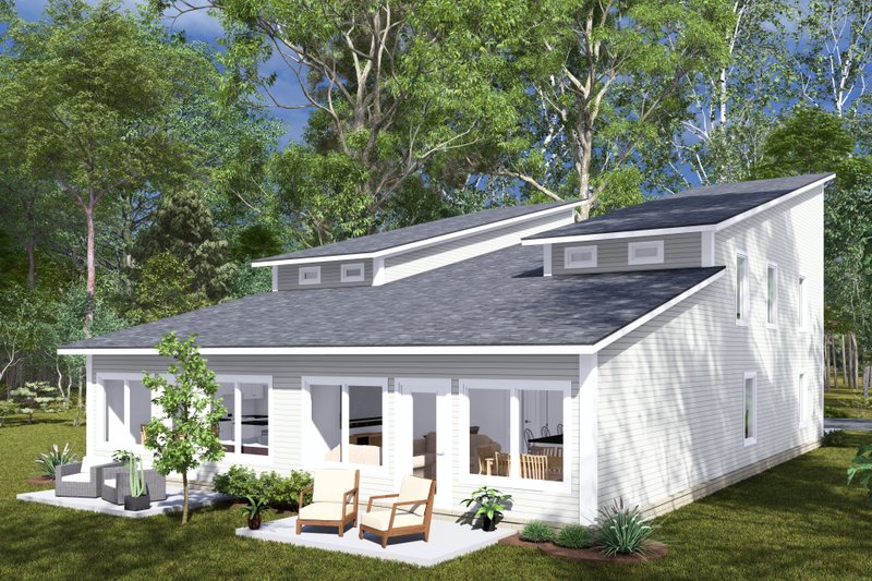 Architectural House Design - Exterior - Other Elevation 1 for Modern House Plan #513-2291 - 3 bed, 3 bath