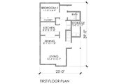 Craftsman Style House Plan - 3 Beds 2 Baths 1264 Sq/Ft Plan #518-7 