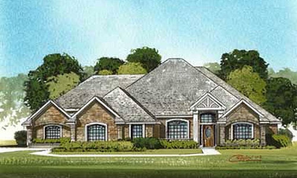 Traditional Style House Plan - 4 Beds 3.5 Baths 3142 Sq/Ft Plan #65-101
