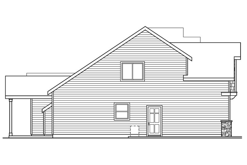 Home Plan - Exterior - Other Elevation for Craftsman House Plan #124-676 - 3 bed, 2.5 bath