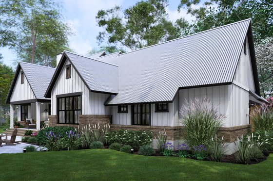 Exterior - Other Elevation 10 for Cottage House Plan #120-290 - 4 bed, 3.5 bath