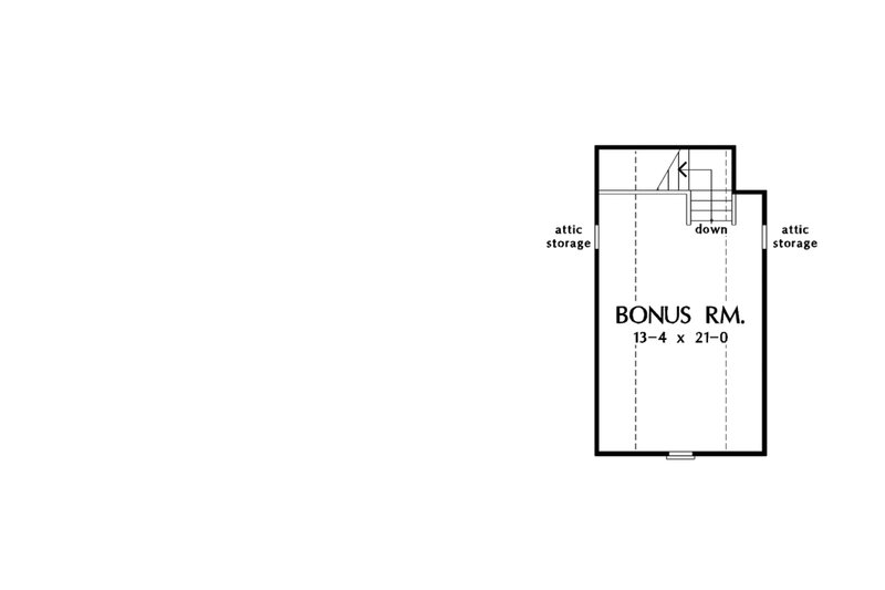 Home Plan - Optional Bonus Level