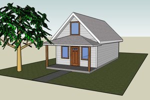 Traditional Exterior - Front Elevation Plan #423-38