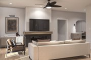 Farmhouse Style House Plan - 3 Beds 2 Baths 1613 Sq/Ft Plan #455-593 